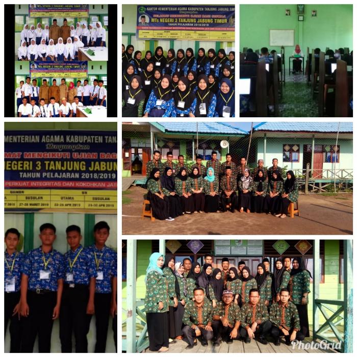 UNBK 2019 DI MTsN 3 TANJAB TIMUR BERJALAN LANCAR