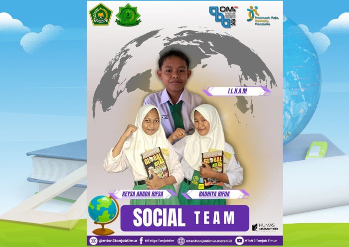 Tim OMI IPS MTsN 3 Tanjung Jabung Timur Optimis Menang di Tingkat Kabupaten