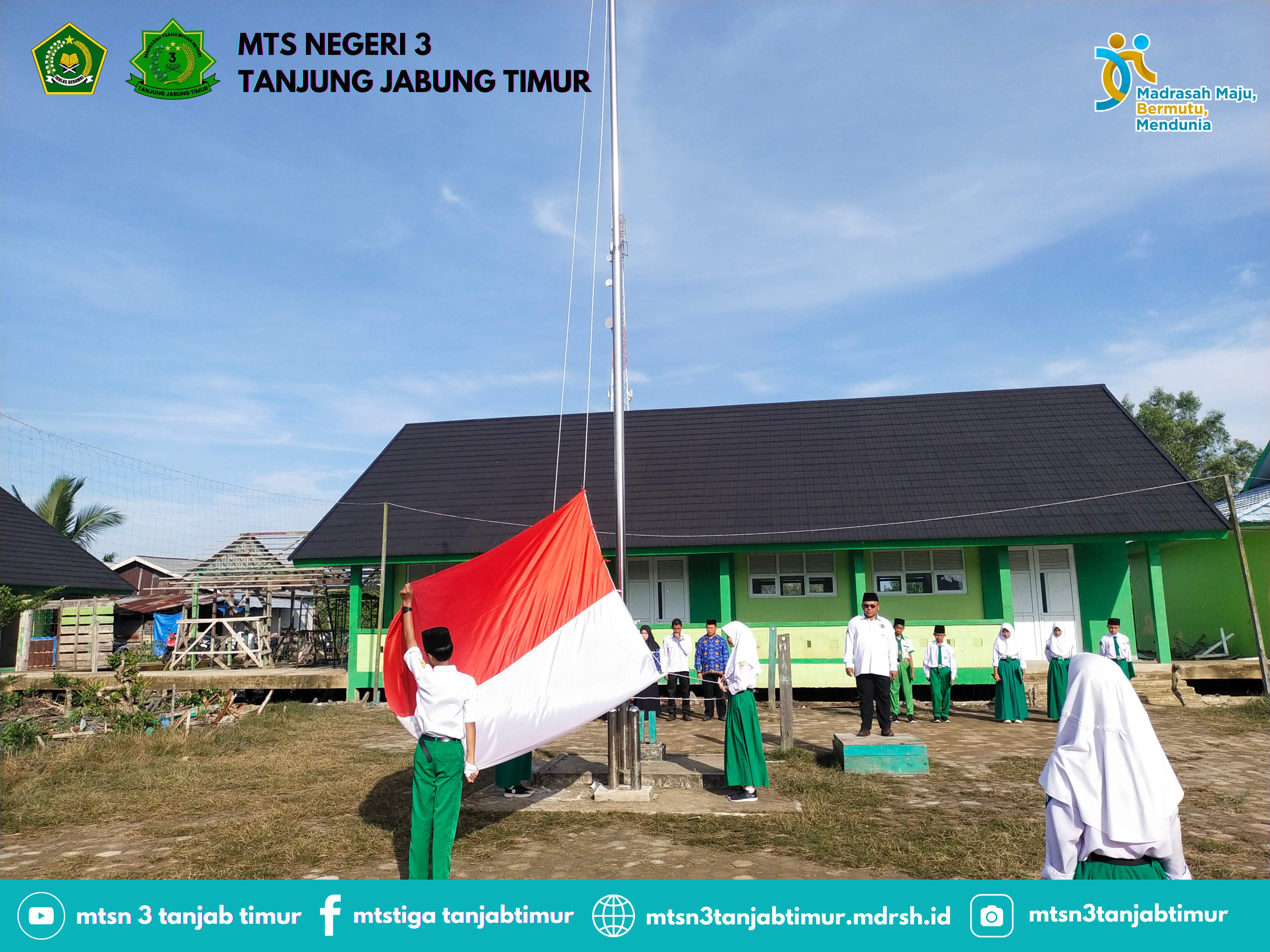 MTsN 3 Tanjung Jabung Timur Gelar Upacara Hari Kebangkitan Nasional ke-117 dengan Tema â€œBangkit Bersama Wujudkan Indonesia Kuatâ€
