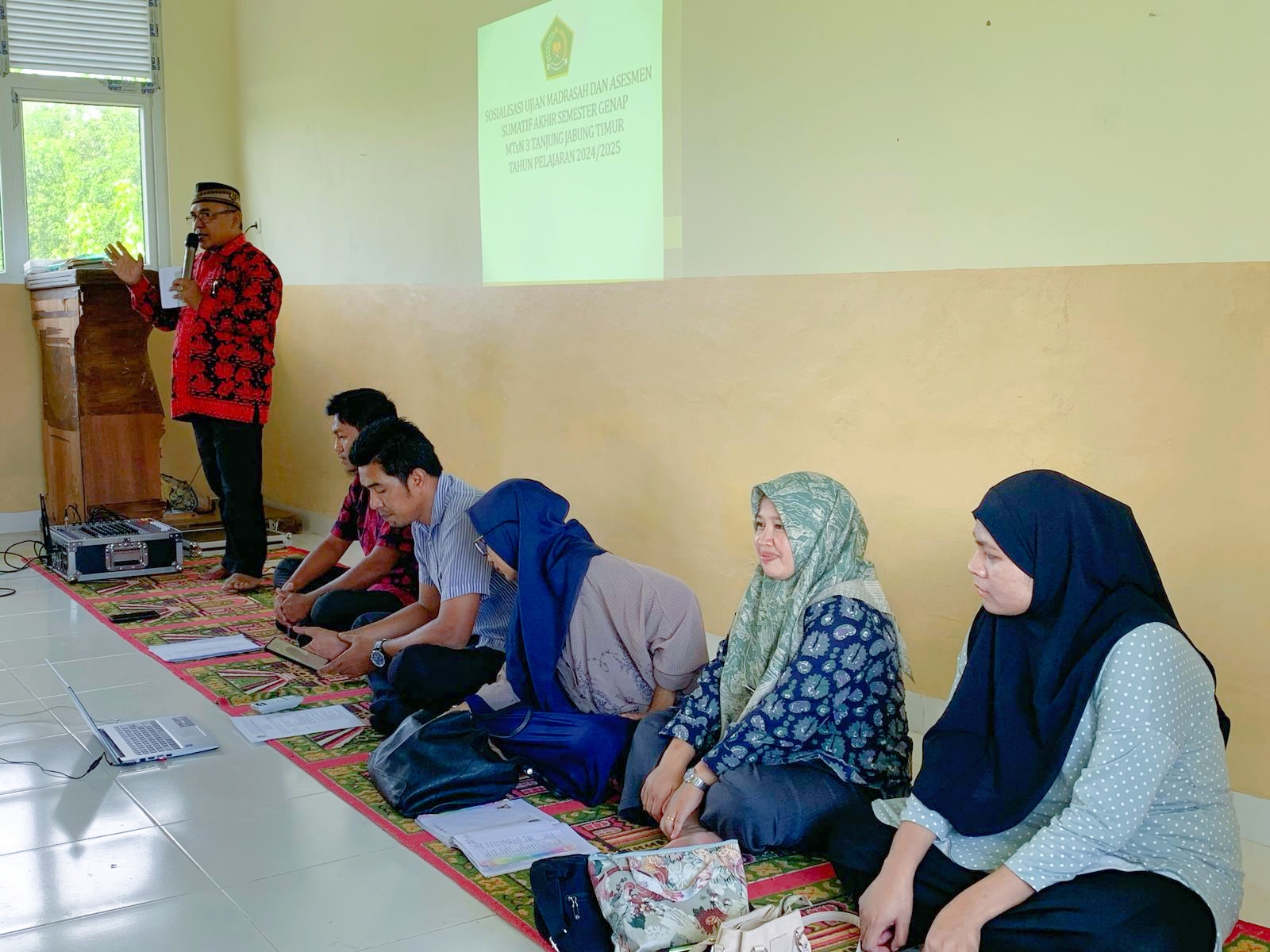 MTsN 3 Tanjung Jabung Timur Siapkan Perpisahan Kelas IX Bersama Wali Murid