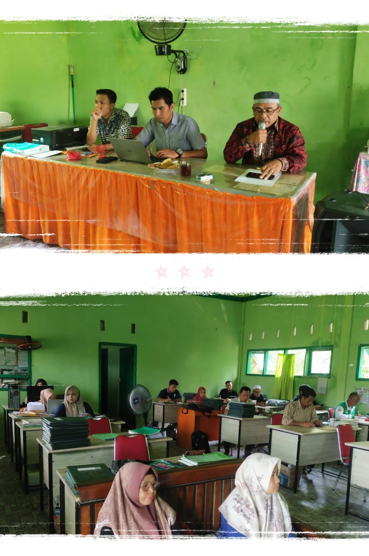 MTsN 3 Tanjung Jabung Timur melaksanakan rapat kelulusan dan kenaikan kelas tahun ajaran 2023/2024