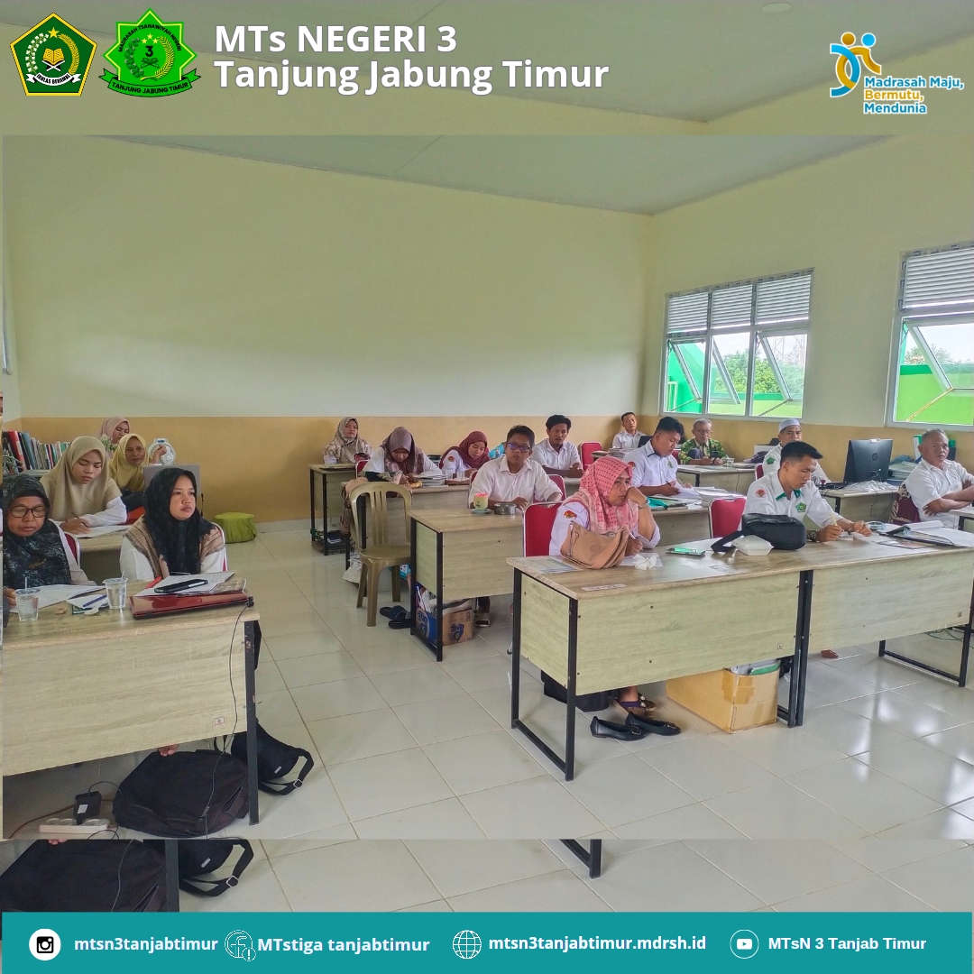 MTsN 3 Tanjung Jabung Timur Gelar Rapat Bahas Agenda Ujian Madrasah, PPDB, Perpisahan Kelas 9, dan Kegiatan Bulan Suci Ramadhan