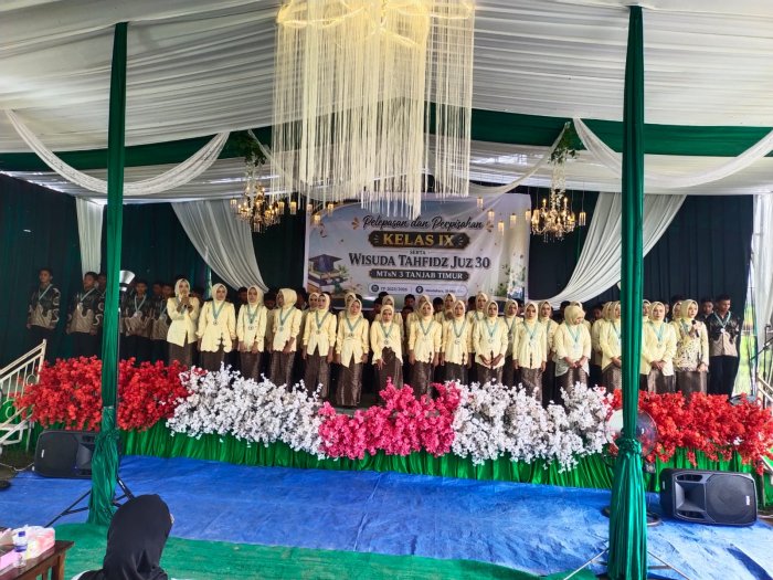 Haru dan Bangga Warnai Perpisahan Siswa Siswi Kelas IX MTsN 3 Tanjung Jabung Timur