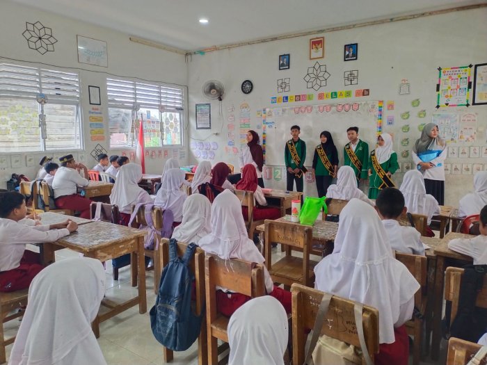 Jemput Bola Calon Siswa, Panitia PPDB MTsN 3 Tanjung Jabung Timur Sosialisasi ke SD 25 Mendahara Ilir