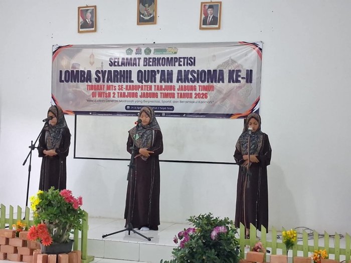 Gemilang! Tim Syarhil Qur'an MTsN 3 Tanjung Jabung Timur Sabet Juara 1 AKSIOMA II 2026