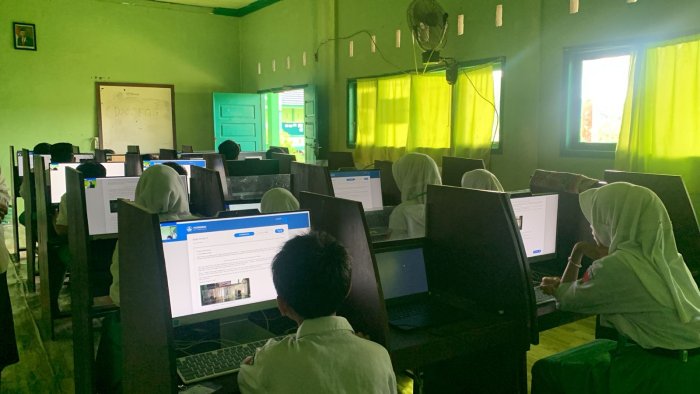 MTsN 3 Tanjung Jabung Timur Gelar TKA Kelas IX Selama Empat Hari dengan Dua Gelombang