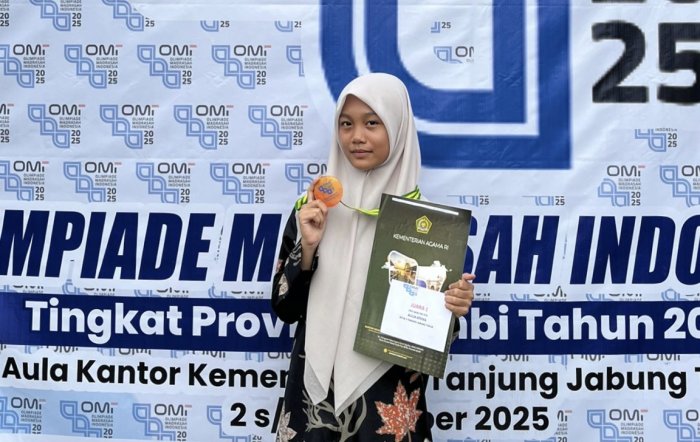 Aulia Athifa Raih Juara  Satu Olimpiade IPA Tingkat Kabupaten