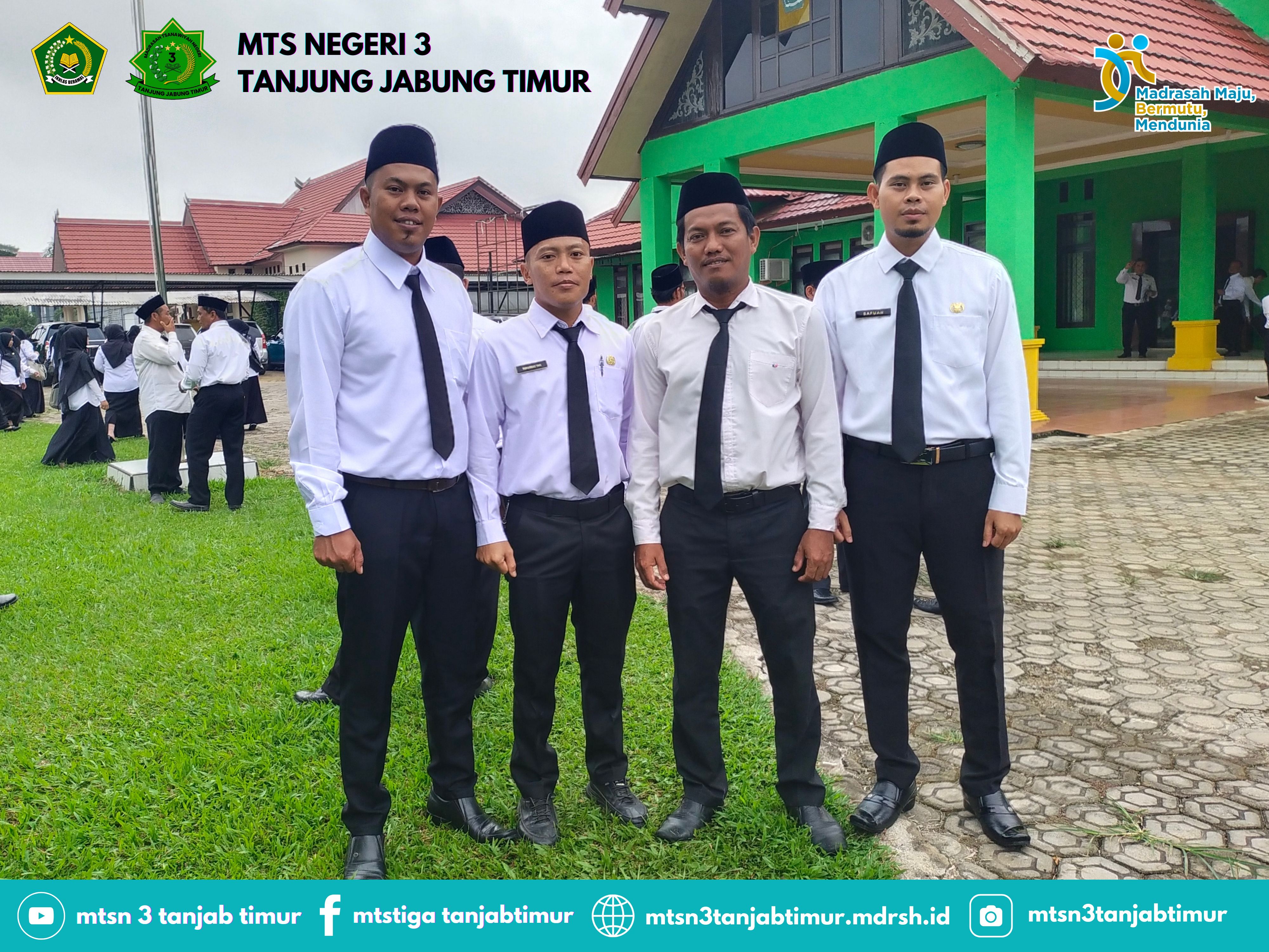 Enam Pegawai MTsN 3 Tanjung Jabung Timur Ikuti Suksesnya Pembukaan Latsar dan Orientasi PPPK Tahap 1