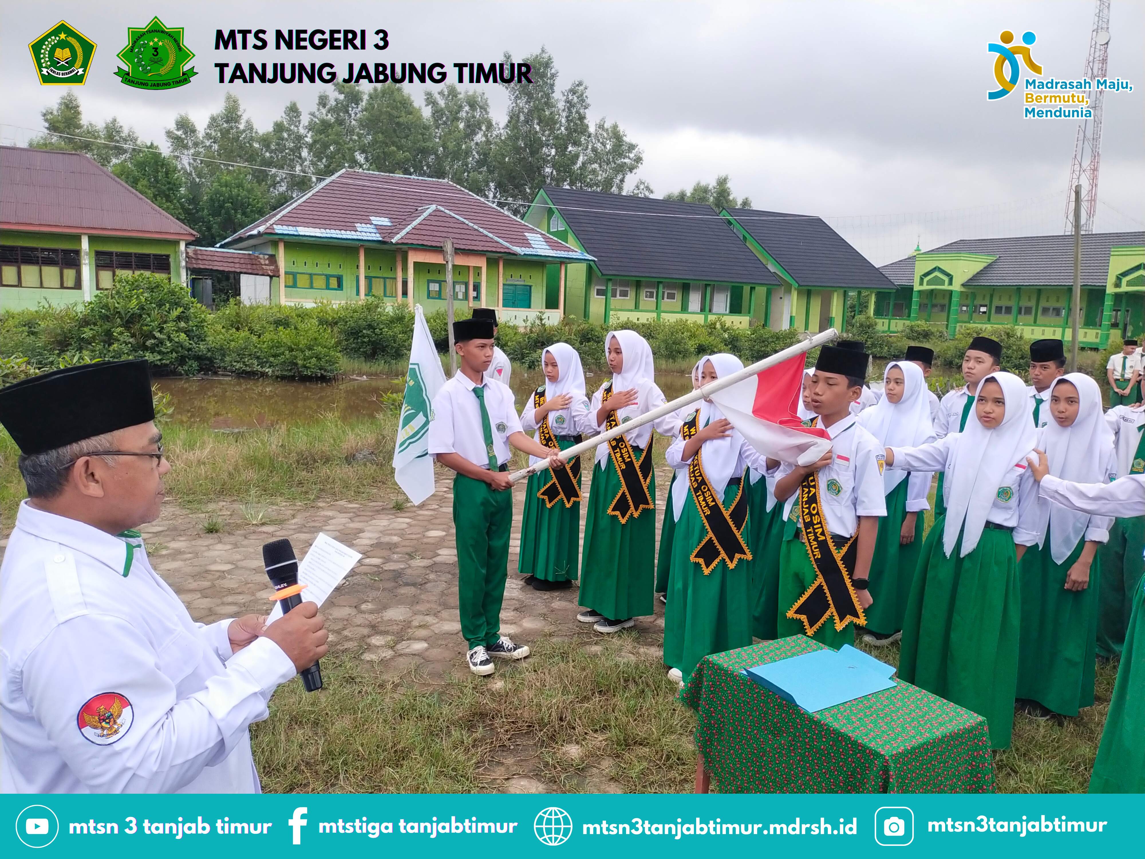 Generasi Baru Kepemimpinan OSIM MTsN 3 Tanjung Jabung Timur Dilantik Periode 2025/2026