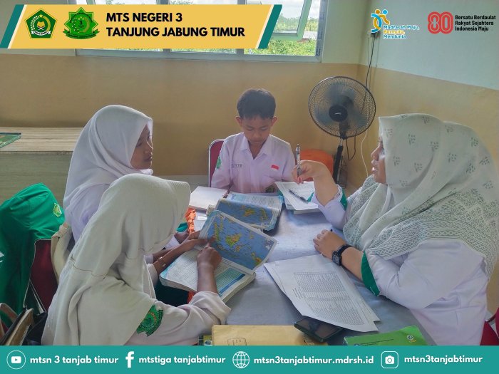 Siswa MTsN 3 Tanjung Jabung Timur Intensif Berlatih Hadapi OMI Tingkat Kabupaten