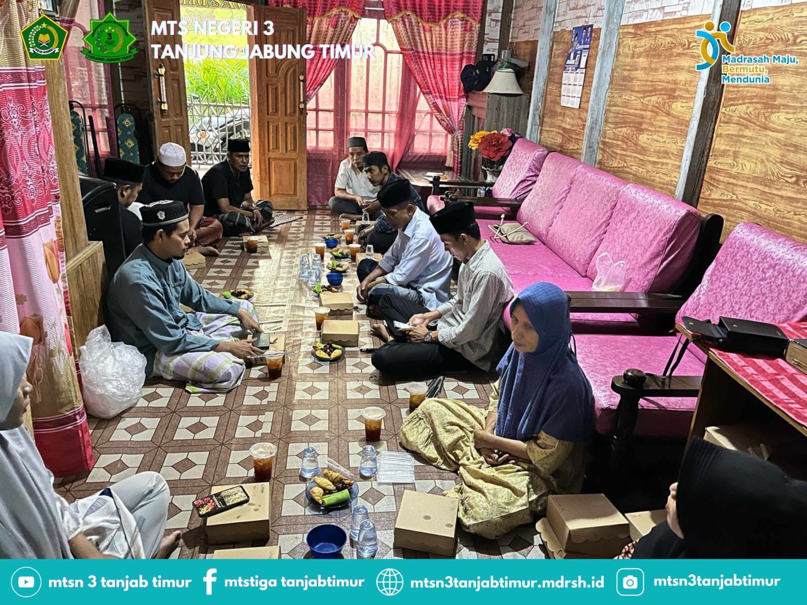 Merajut Silaturahmi Guru MTsN 3 Tanjung Jabung Timur gelar Buka Bersama