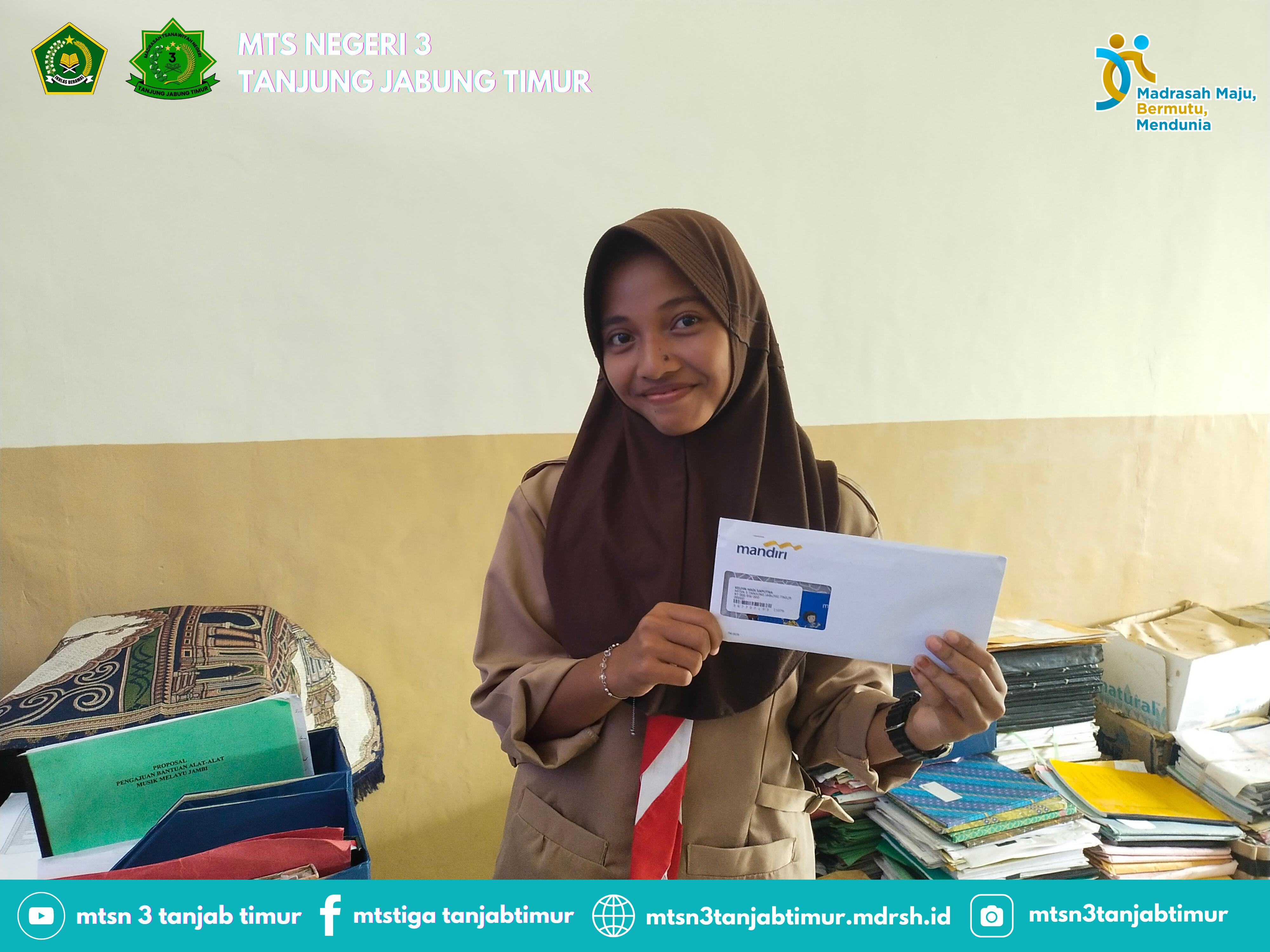 Siswa MTsN 3 Tanjung Jabung Timur, Wujudkan Sukses Lewat Bantuan PIP