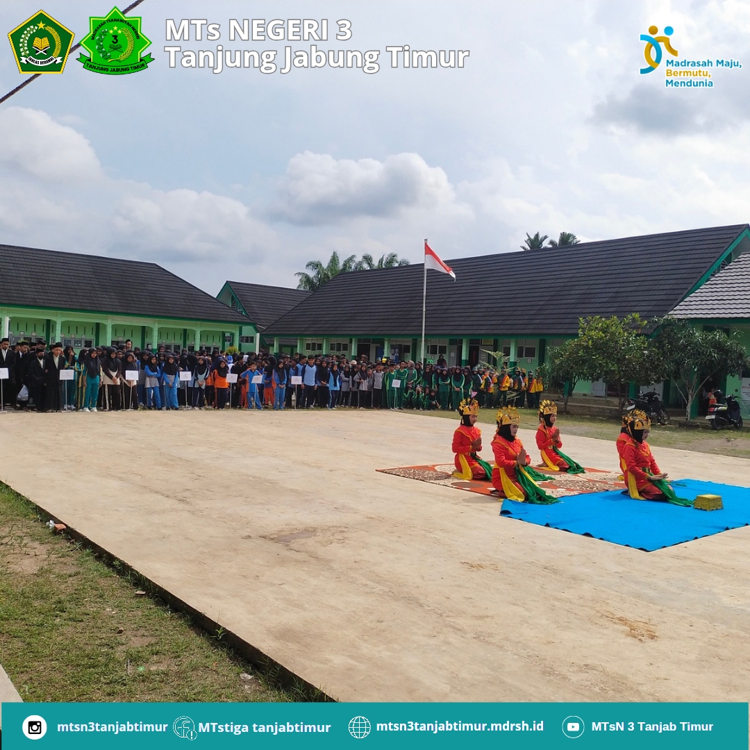 Official Tim Lomba MTsN 3 Tanjabtimur Hadiri Pembukaan Aksioma 1 Tahun 2025
