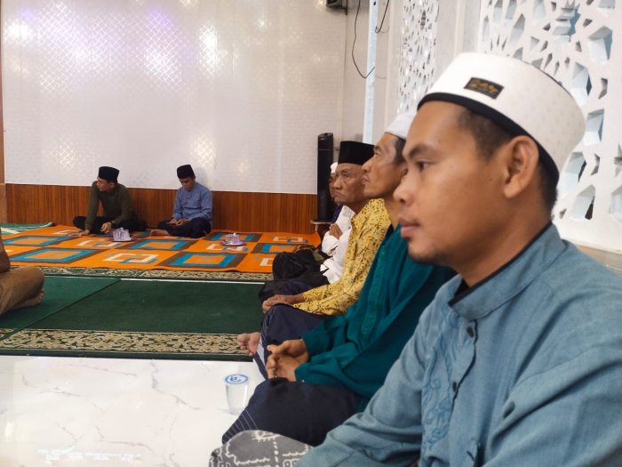 Humas MTsN 3 Tanjung Jabung Timur Hadiri Peringatan Isra Miraj Nabi Muhammad SAW di Masjid Al Falah Mendahara Ilir