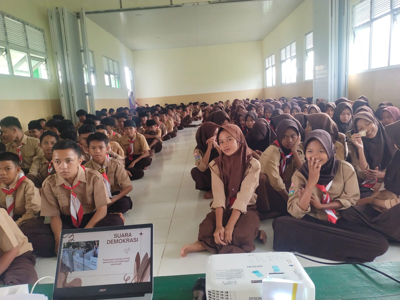 MTsN 3 Tanjung Jabung Timur Gelar P5RA dengan Tema â€œSuara Demokrasiâ€