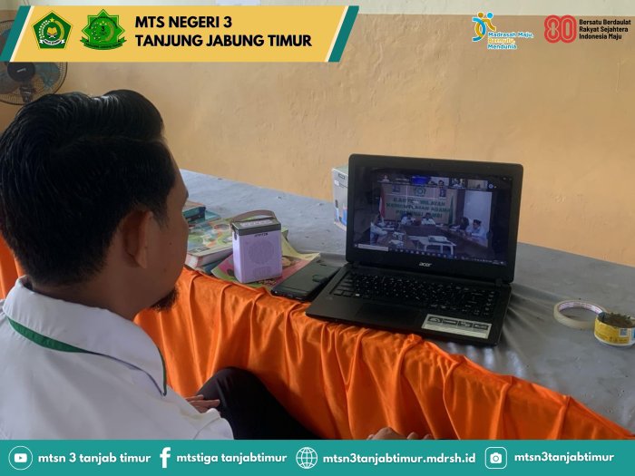 Humas MTsN 3 Tanjung Jabung Timur Ikuti Bimtek Pengelolaan Website Madrasah yang Digelar Kanwil Kemenag Provinsi Jambi