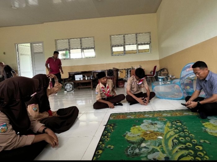 Semangat Pramuka! Siswa MTsN 3 Tanjung Jabung Timur Antusias Ikuti Briefing Jambore Cabang 2025