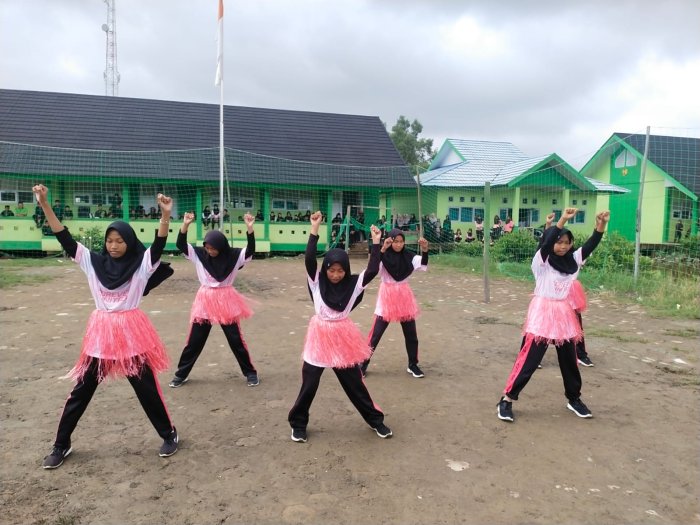 MTSN 3 Tanjung Jabung Timur Gelar Class Meeting Hari Terakhir dengan Lomba Senam Kreasi