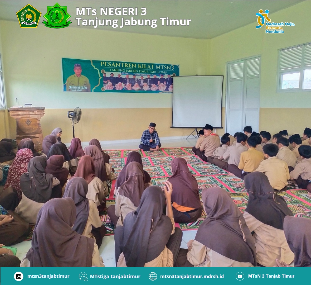 MTsN 3 Tanjung Jabung Kenalkan Keajaiban Alquran Melalui Pesantren Kilat