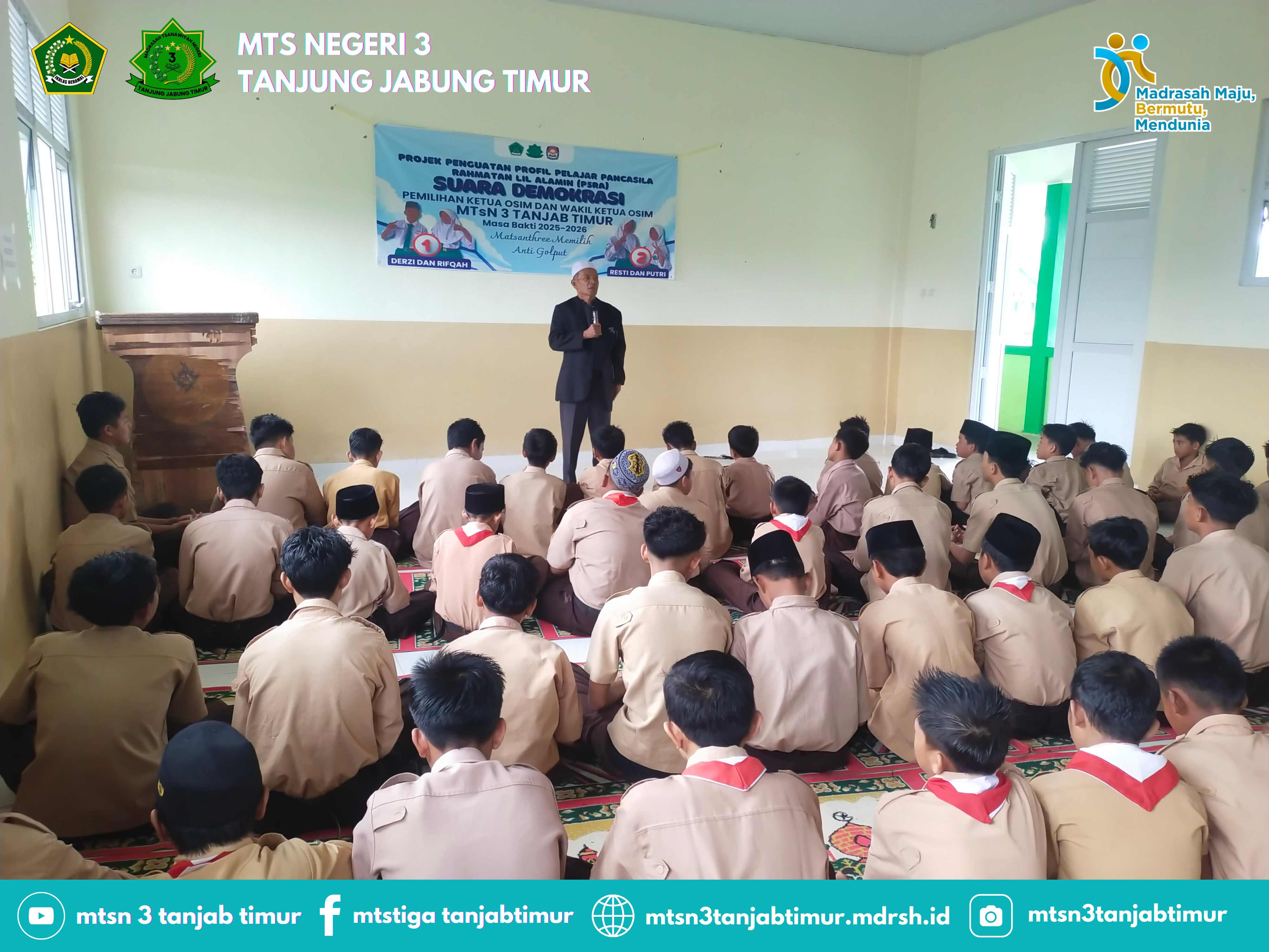 MTsN 3 Tanjung Jabung Timur Sambut Bulan Puasa dengan Kegiatan Positif
