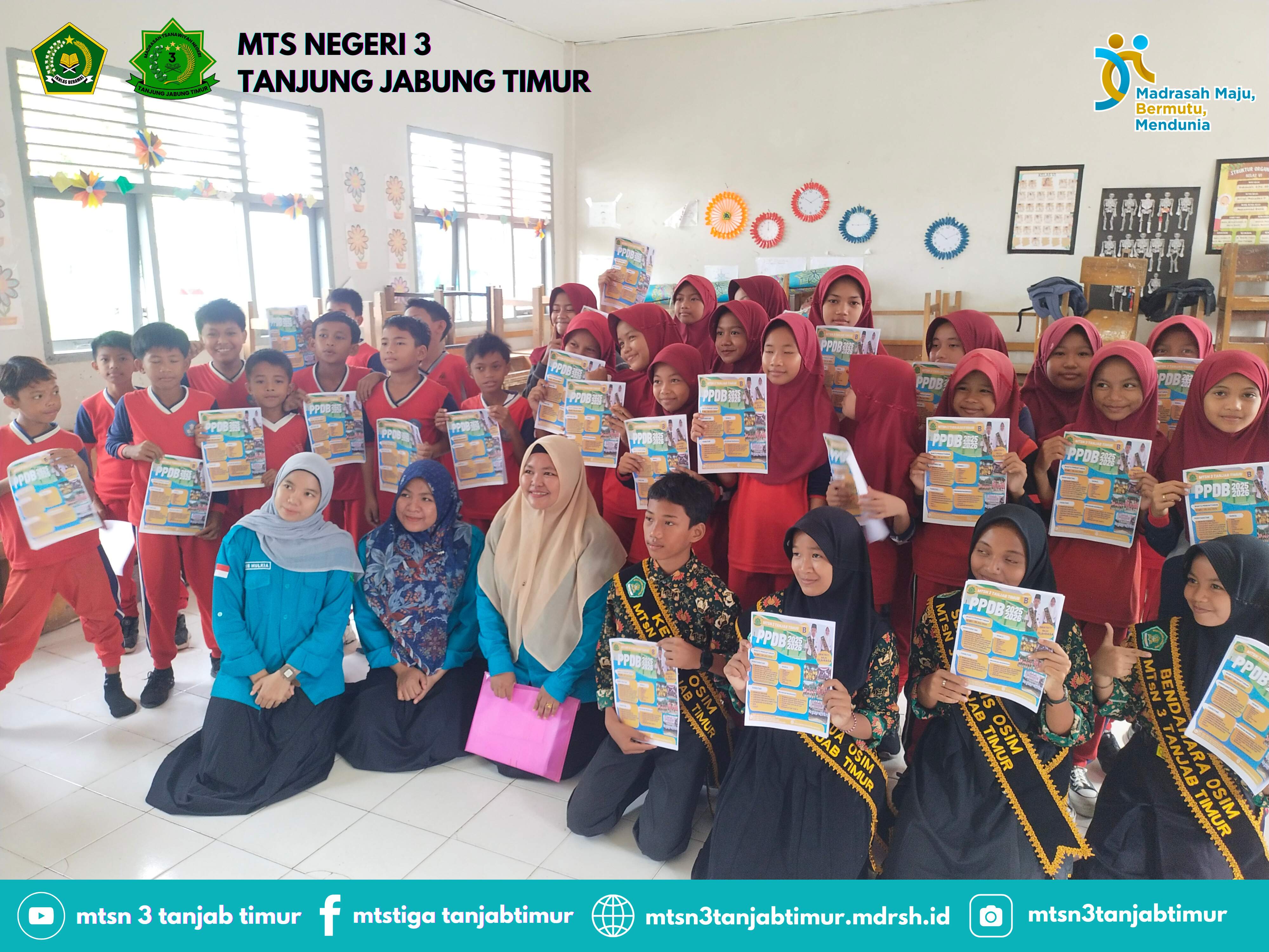 MTsN 3 Tanjung Jabung Timur Rangkul Sekolah-sekolah dalam Sosialisasi SPMB