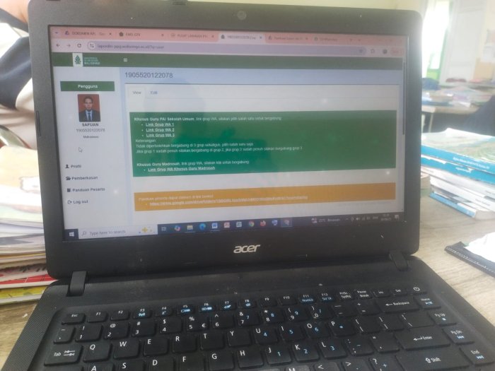 Dua Guru MTsN 3 Tanjung Jabung Timur Terpanggil Mengikuti PPG Dalam Jabatan Batch 3