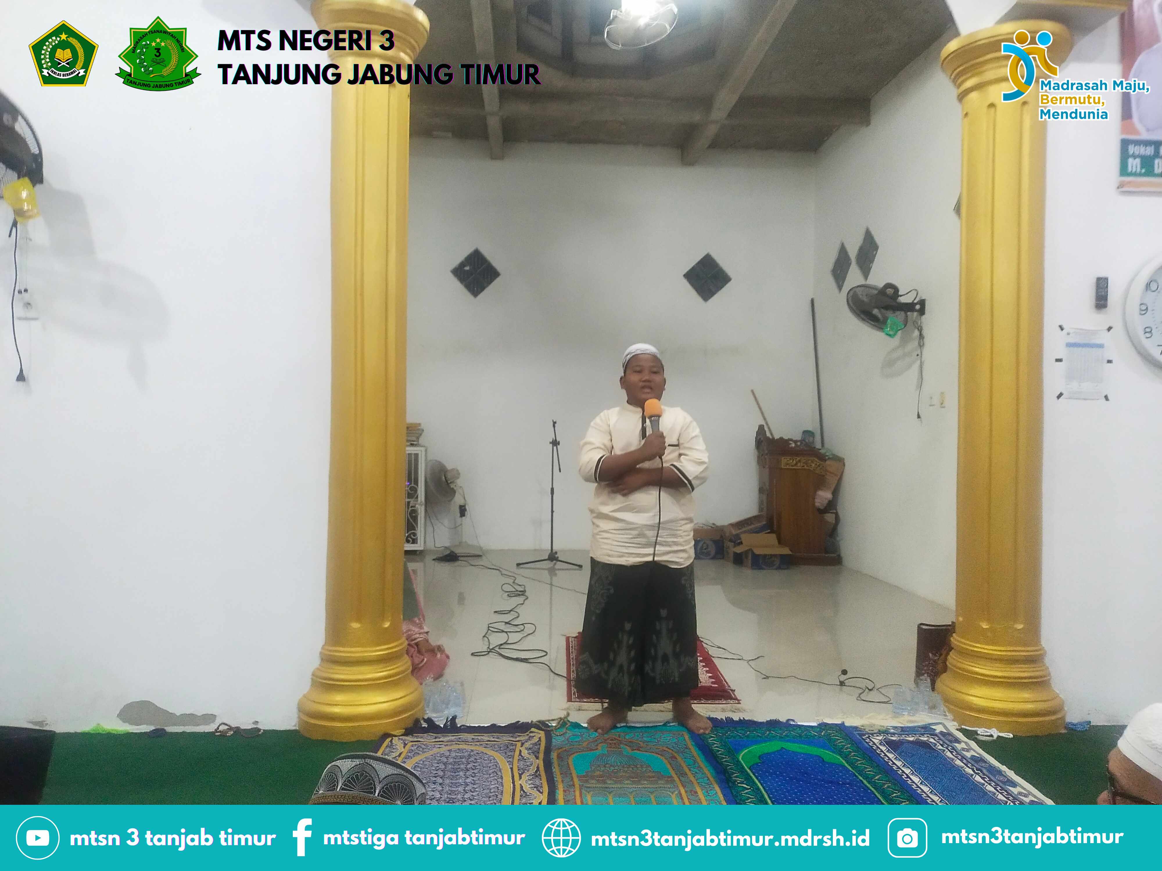 MTsN 3 Tanjung Jabung Timur Meriahkan Safari Ramadhan ke-4 di Masjid Al Karim