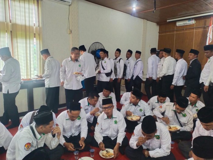 MTsN 3 Tanjung Jabung Timur Ikut Ramah Tamah Usai Upacara HAB ke-80 Kemenag
