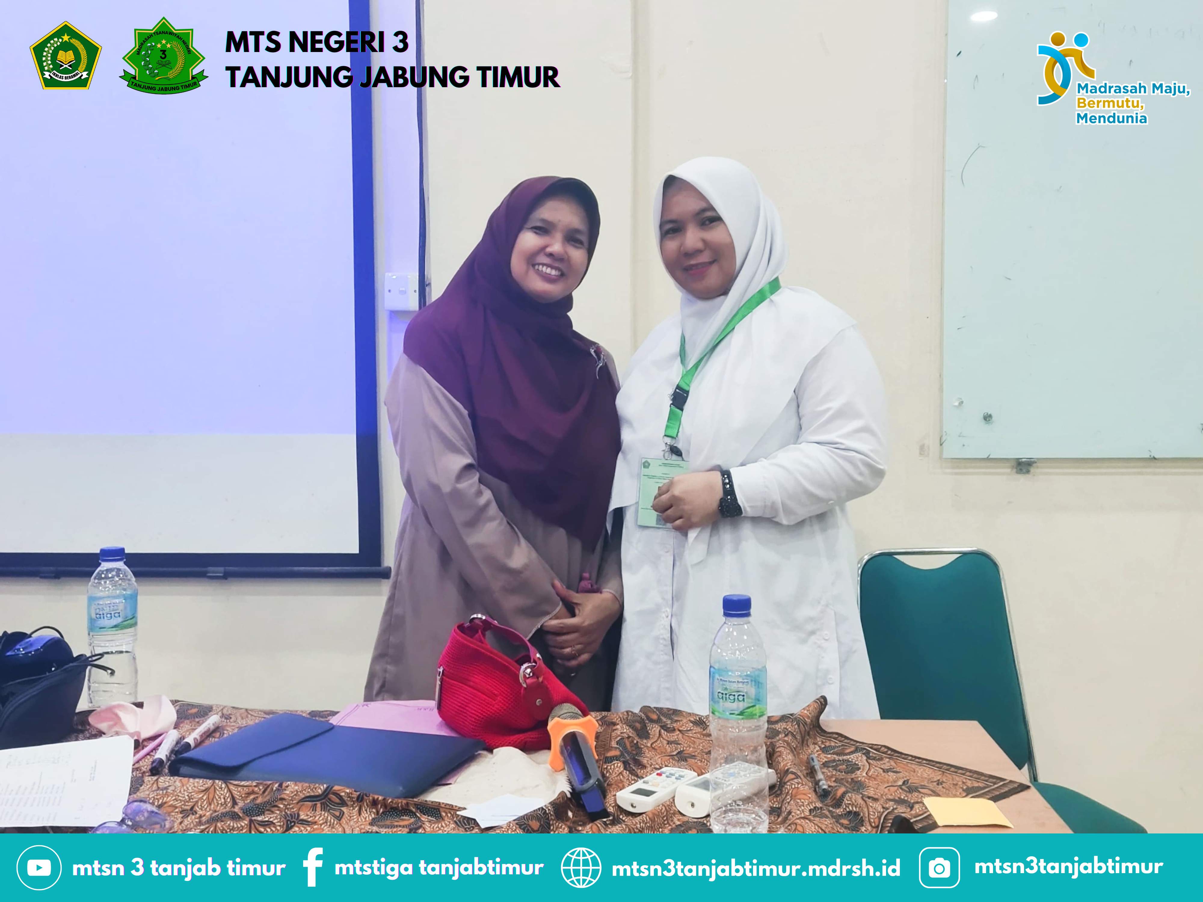 Mella Wahyuni, S. Pd Guru MTsN 3 Tanjung Jabung Timur, Hadiri Pelatihan Kurikulum Merdeka