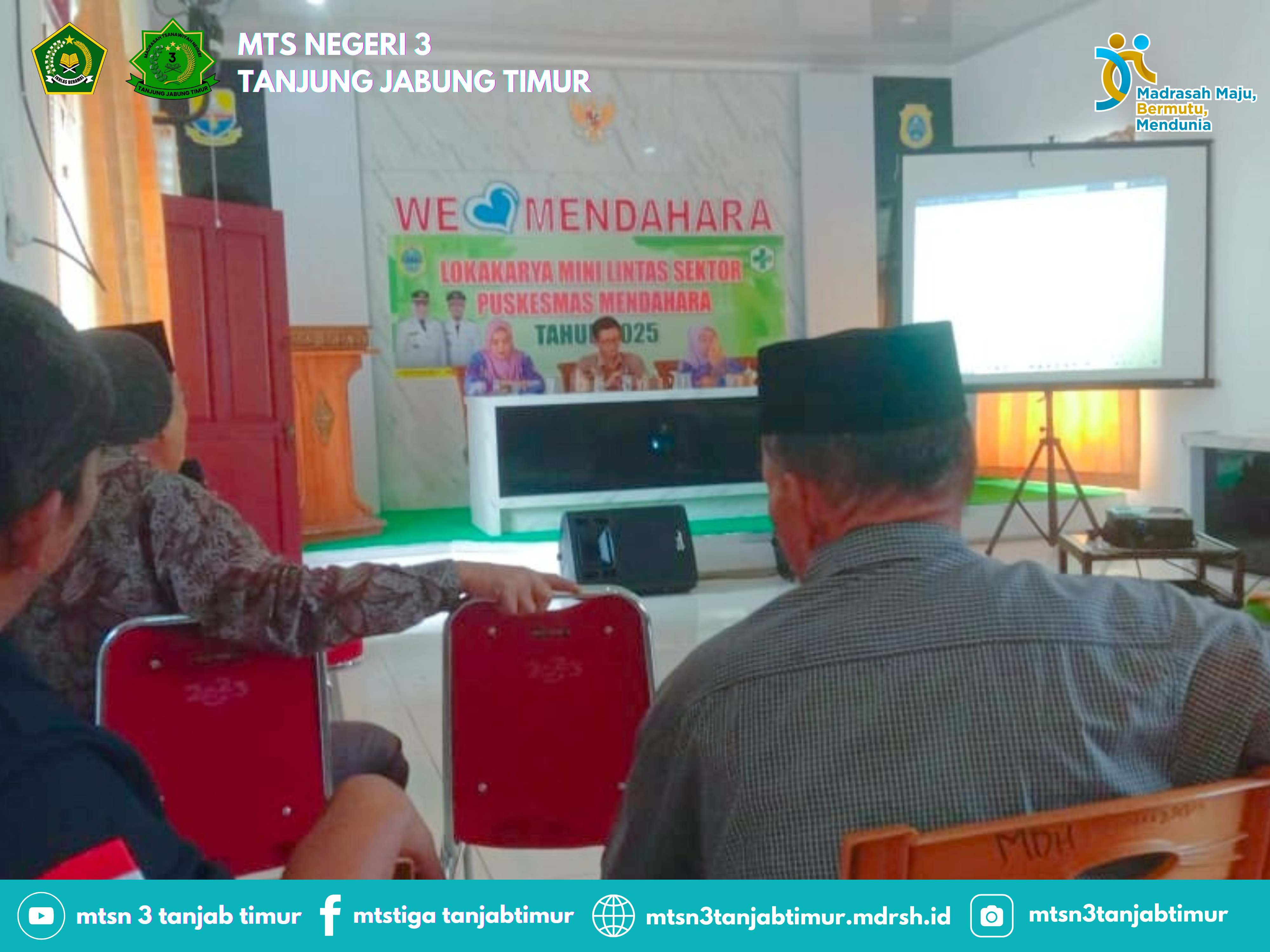 Kepala MTsN 3 Tanjung Jabung Timur Hadiri Undangan Puskesmas Mendahara untuk Tingkatkan Pelayanan Kesehatan